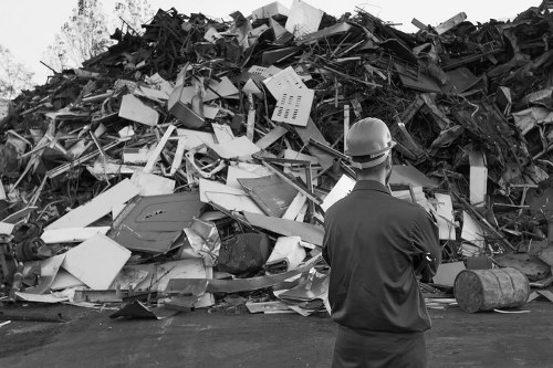 Rubbish removal service handling household waste in Brentford